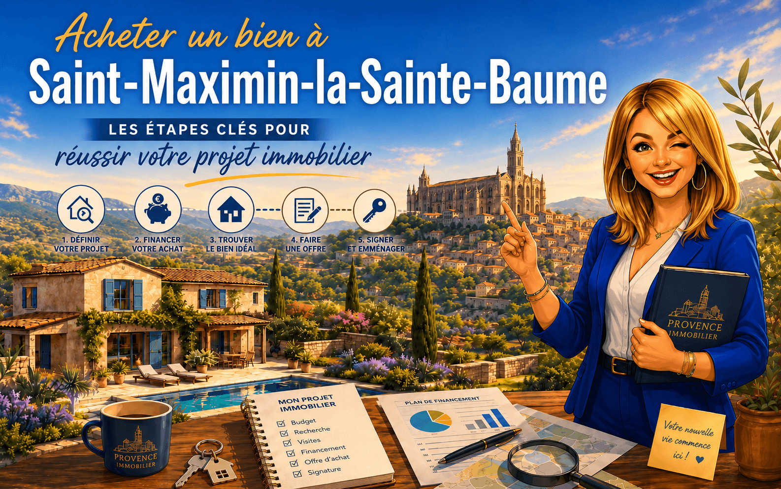 Les étapes clés pour acheter un bien immobilier à Saint-Maximin-la-Sainte-Baume
